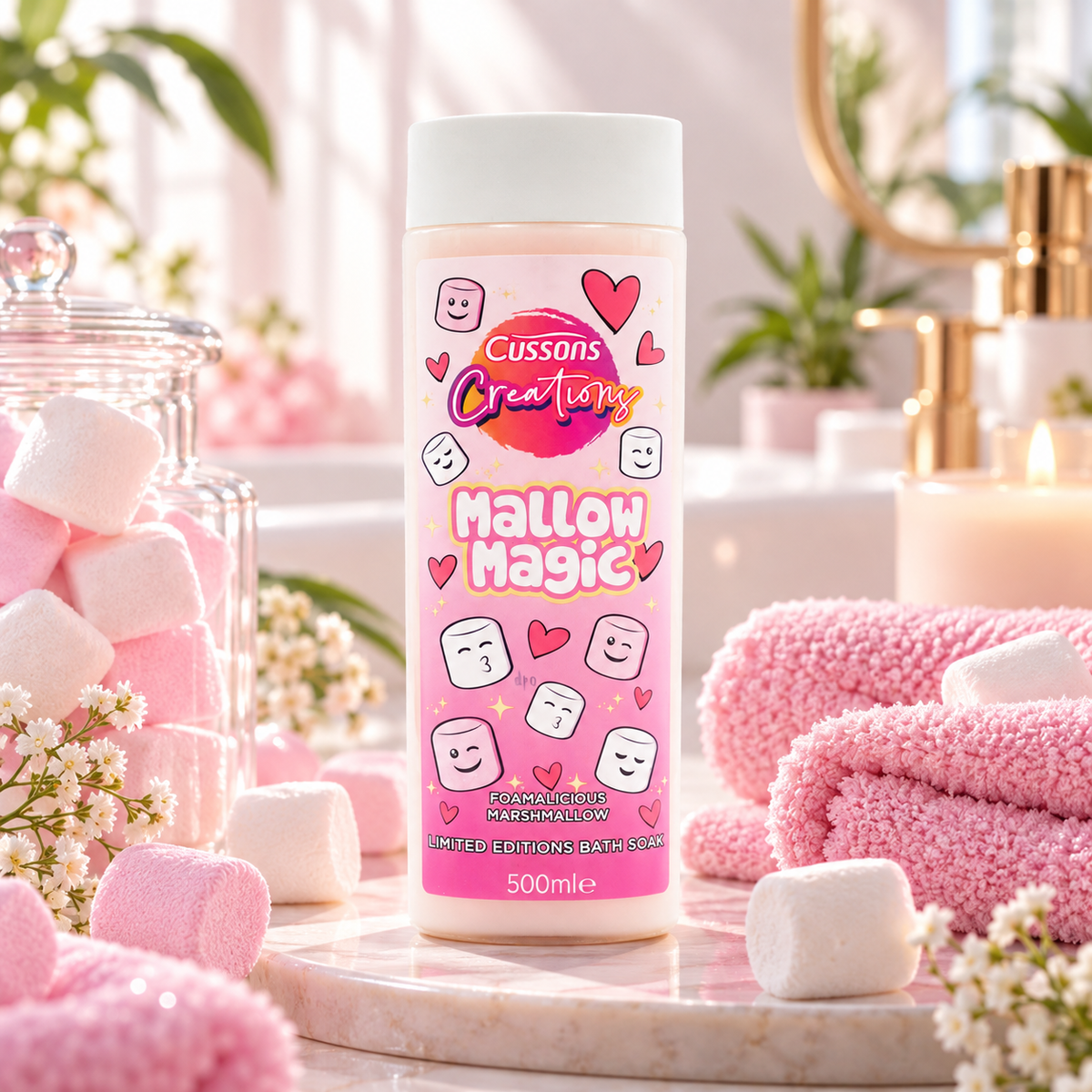 Cussons Creations Bath Soak Mallow Magic 500ml