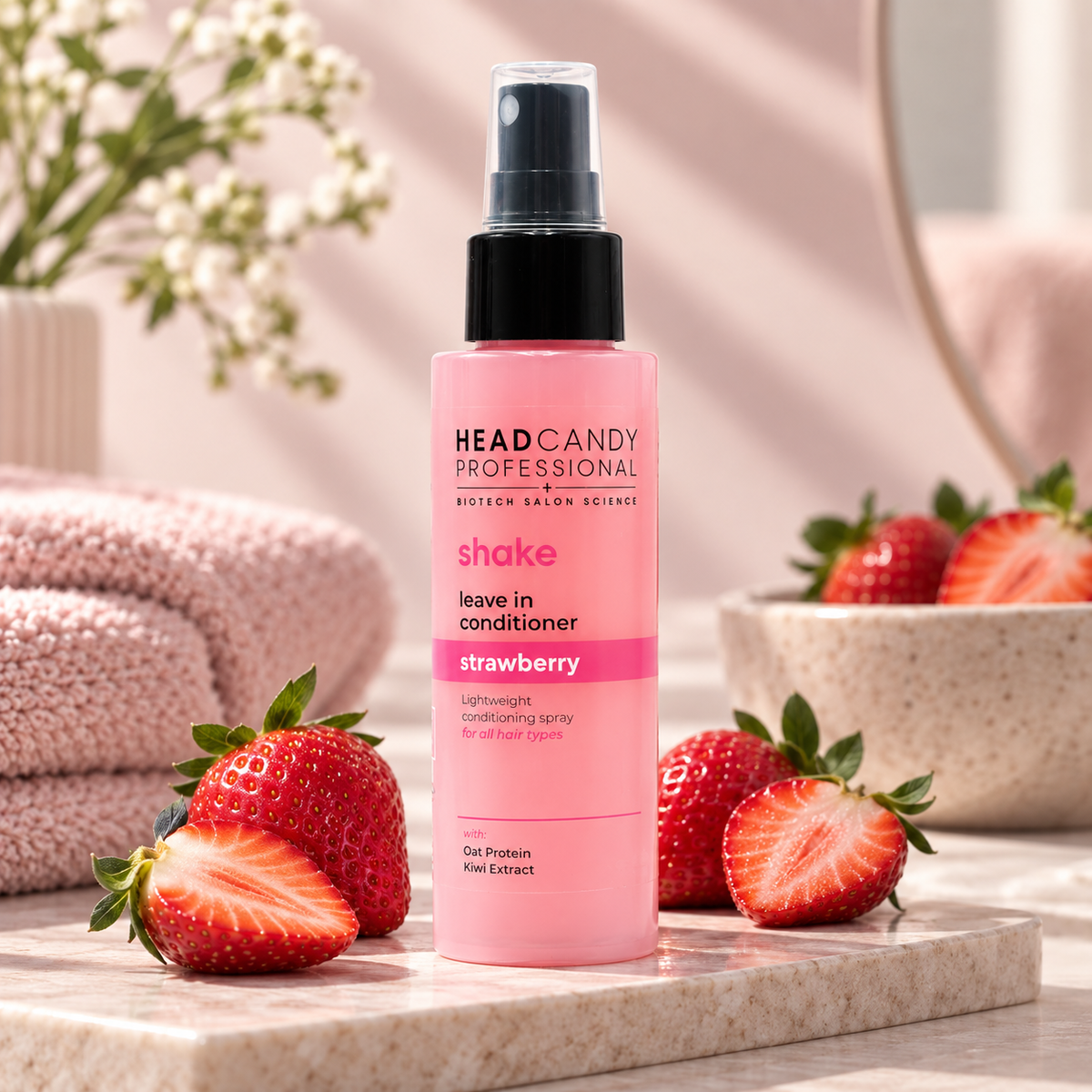 Head Candy Professional Shake Leave-In Conditioner Strawberry 100ml