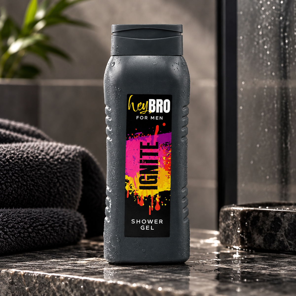 Hey Bro Ignite Shower Gel For Men 400ml