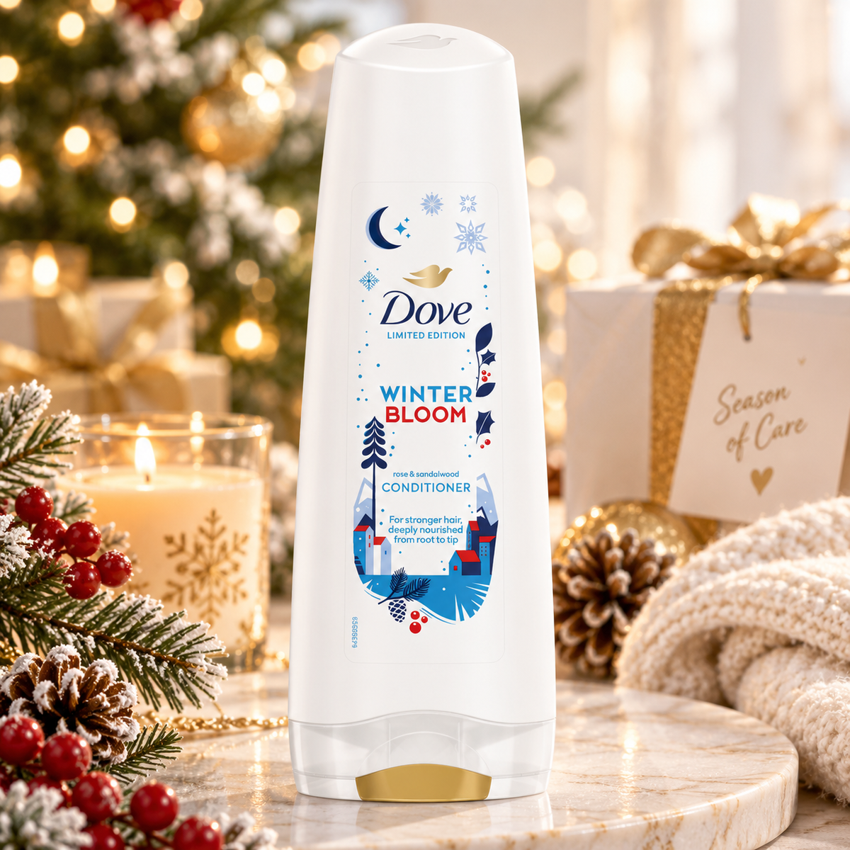 Dove Winter Bloom Rose & Sandalwood Conditioner 350ml