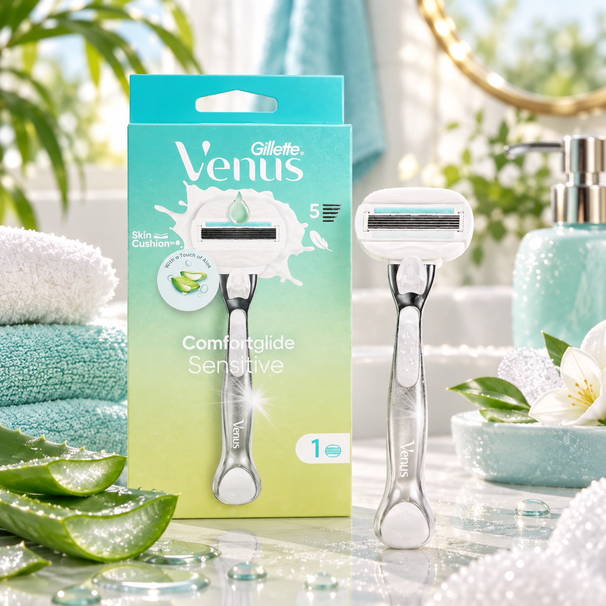 Gillette Venus ComfortGlide Sensitive Razor 1pk