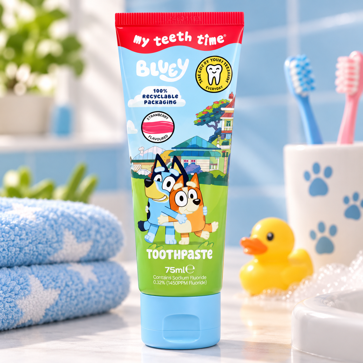 Bluey Toothpaste Strawberry 3+ 75ml