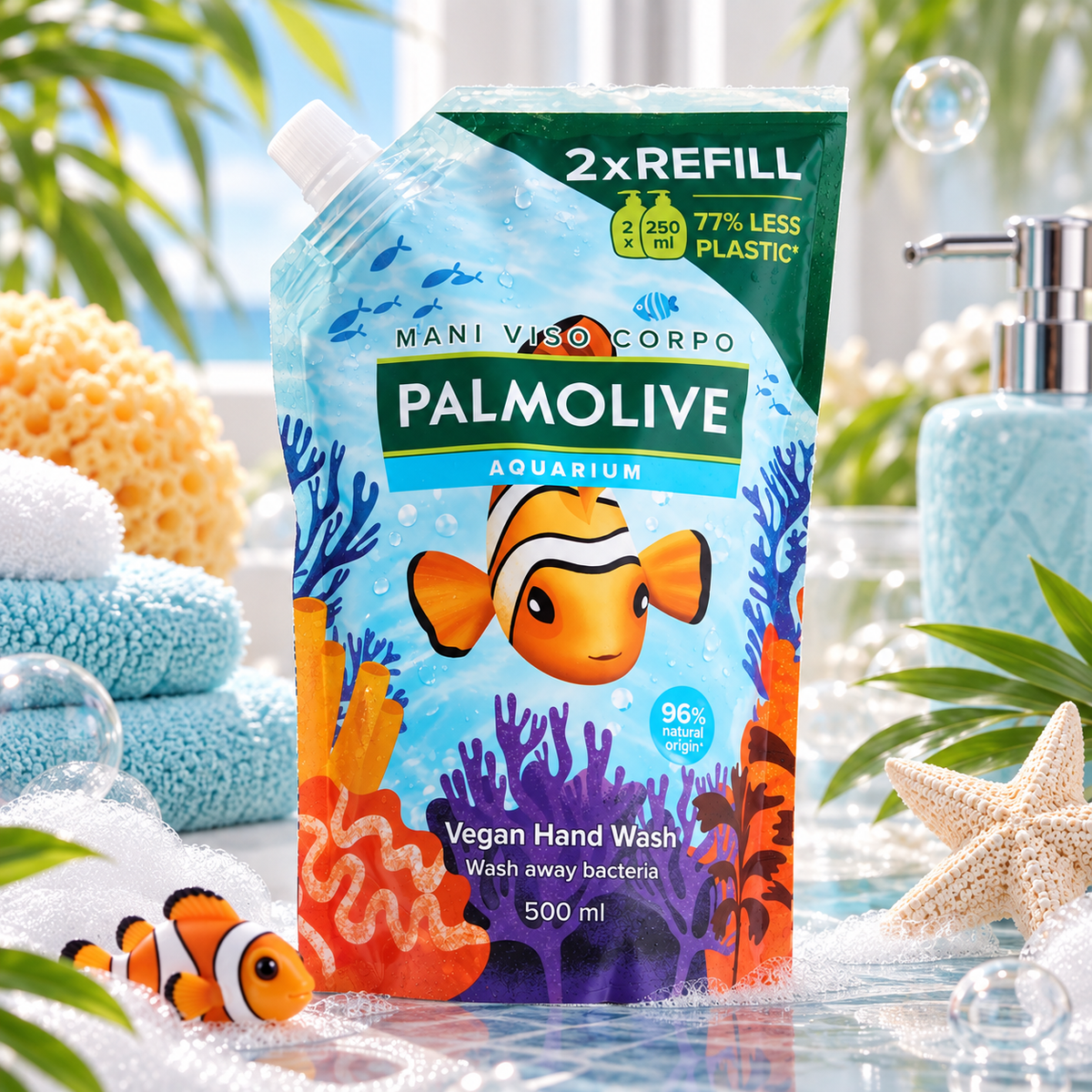 Palmolive Aquarium Håndsåpe Refill 500ml