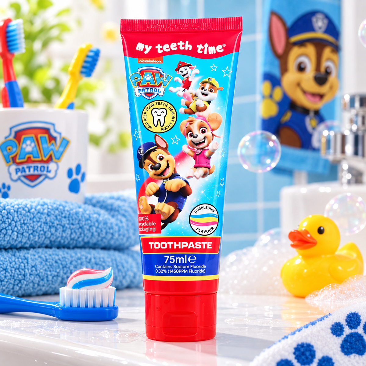 Paw Patrol Toothpaste Bubblegum 3+ 75ml