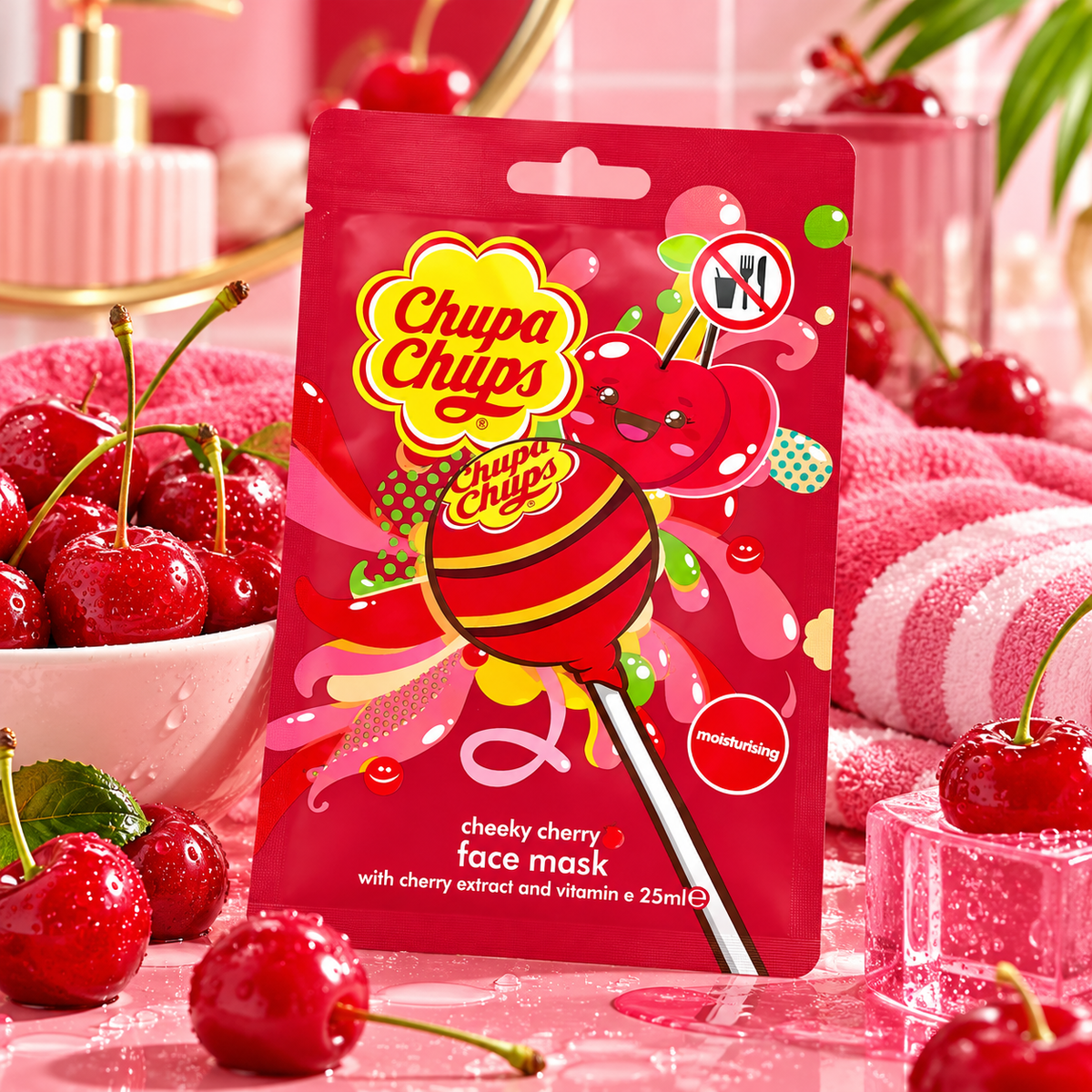 Chupa Chups Face Mask Cheeky Cherry 25ml