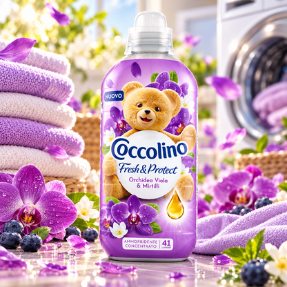 Coccolino Fresh & Protect Fabric Softener Orchidea Viola & Mirtilli 41w