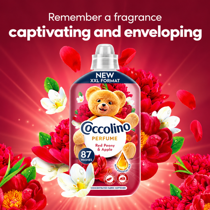 Coccolino Perfume Fabric Softener Peonia Rossa & Mela 87w