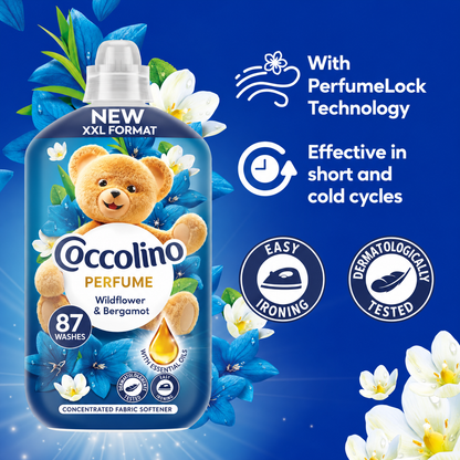 Coccolino Perfume Fabric Softener Campanula Selvatica & Bergamotto 87w