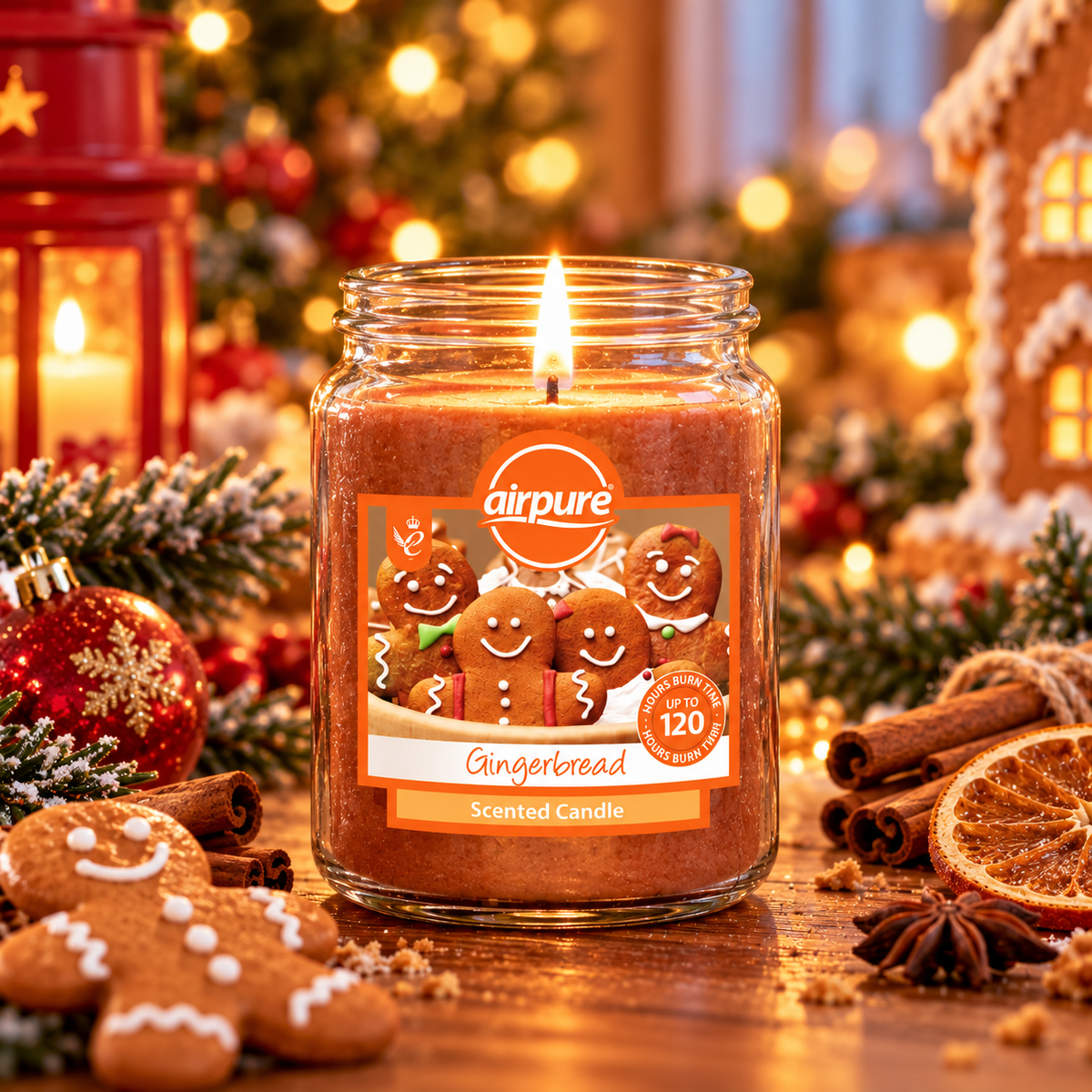 Airpure Jar Candle Gingerbread 510g
