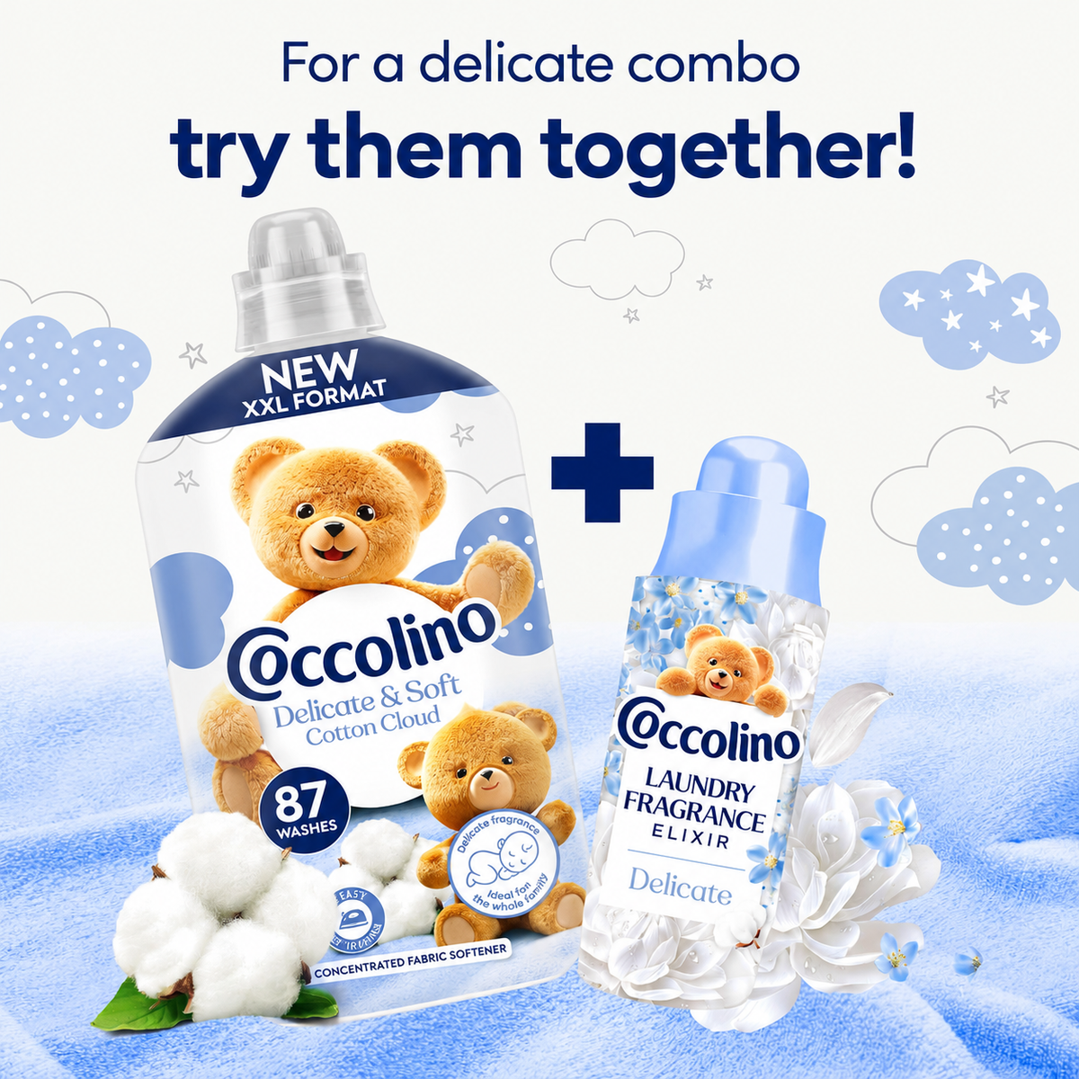 Coccolino Fabric Softener Delicato & Soffice 87w