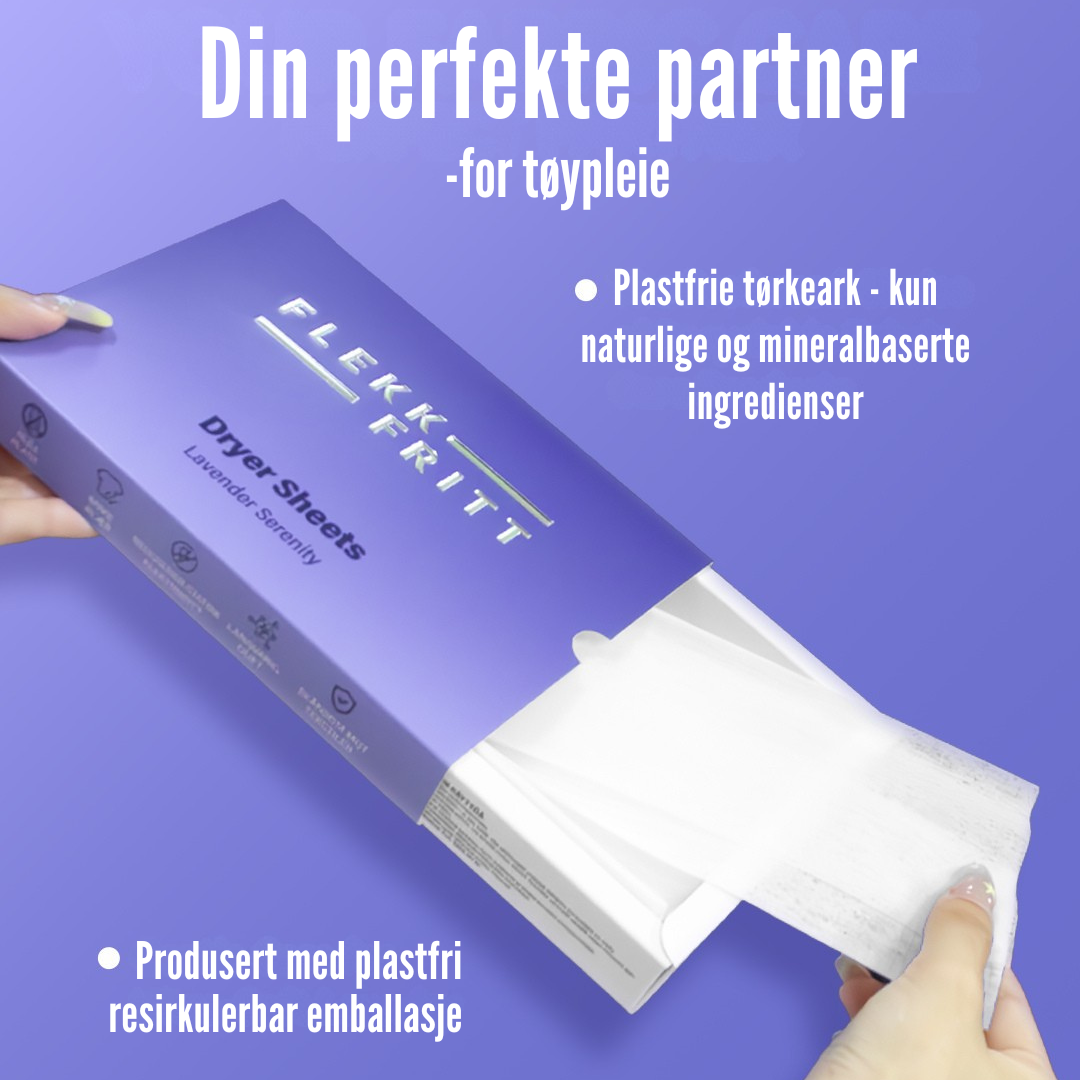 Flekkfritt Tørketrommelark Lavender Serenity 40 stk