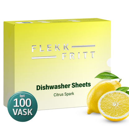 Flekkfritt Oppvaskark Citrus Spark 50 ark - Opp til 100vask