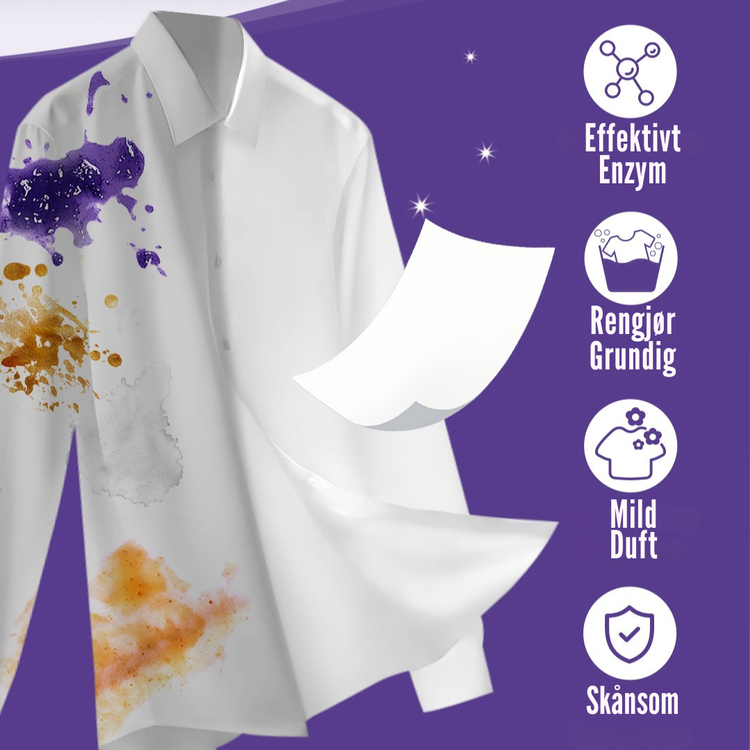 Flekkfritt Tøyvaskeark Lavender Serenity 50 ark <100 vask