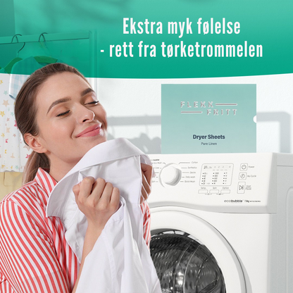 Flekkfritt Tørketrommelark Pure Linen 40 stk