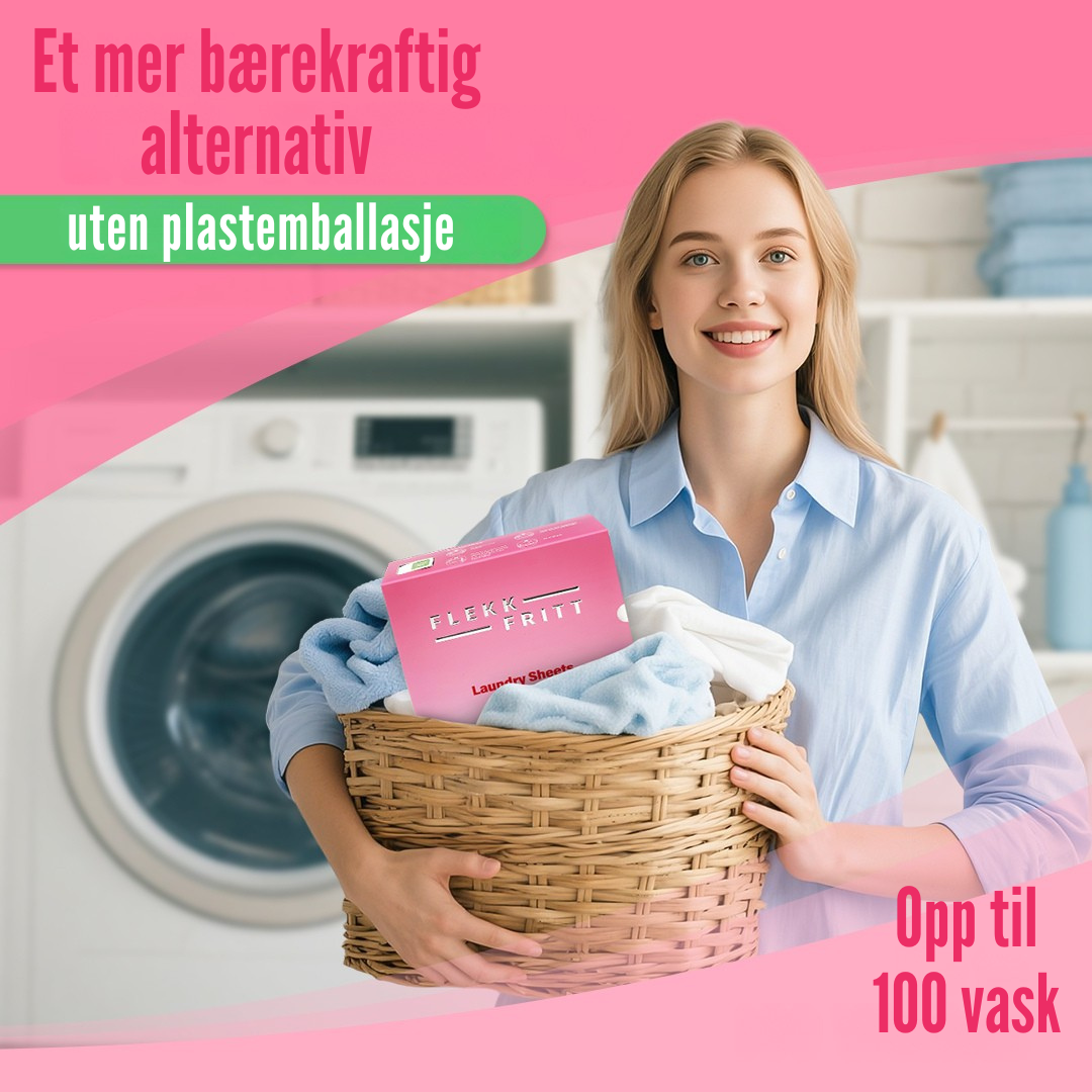 Flekkfritt Tøyvaskeark Blossom Kiss 50 ark <100 vask
