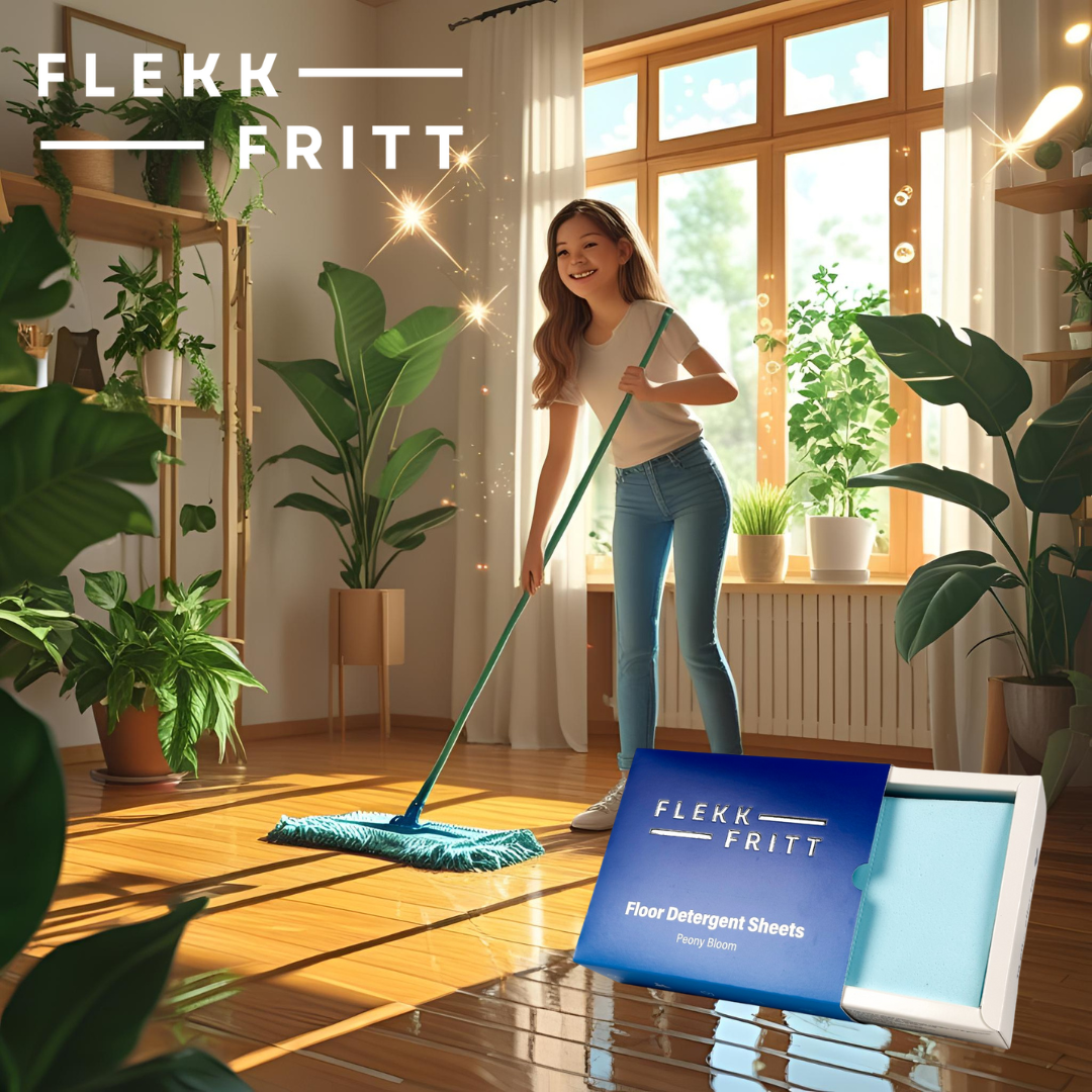 Flekkfritt Gulvvaskeark Peony Fresh 50 ark 100vask