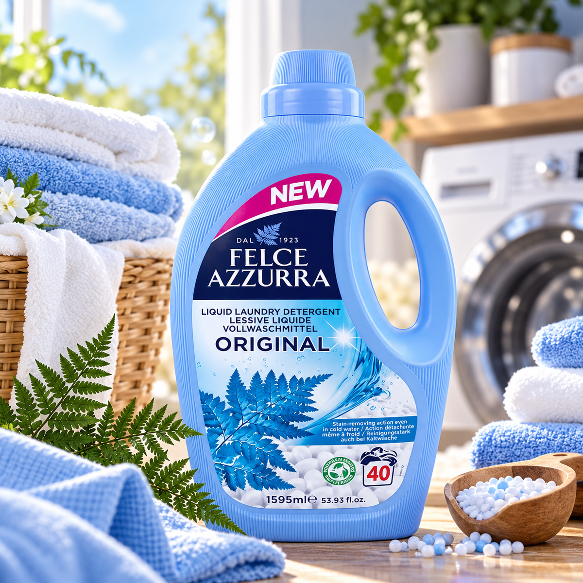 Felce Azzurra Original Laundry Detergent 1,595ml 40w
