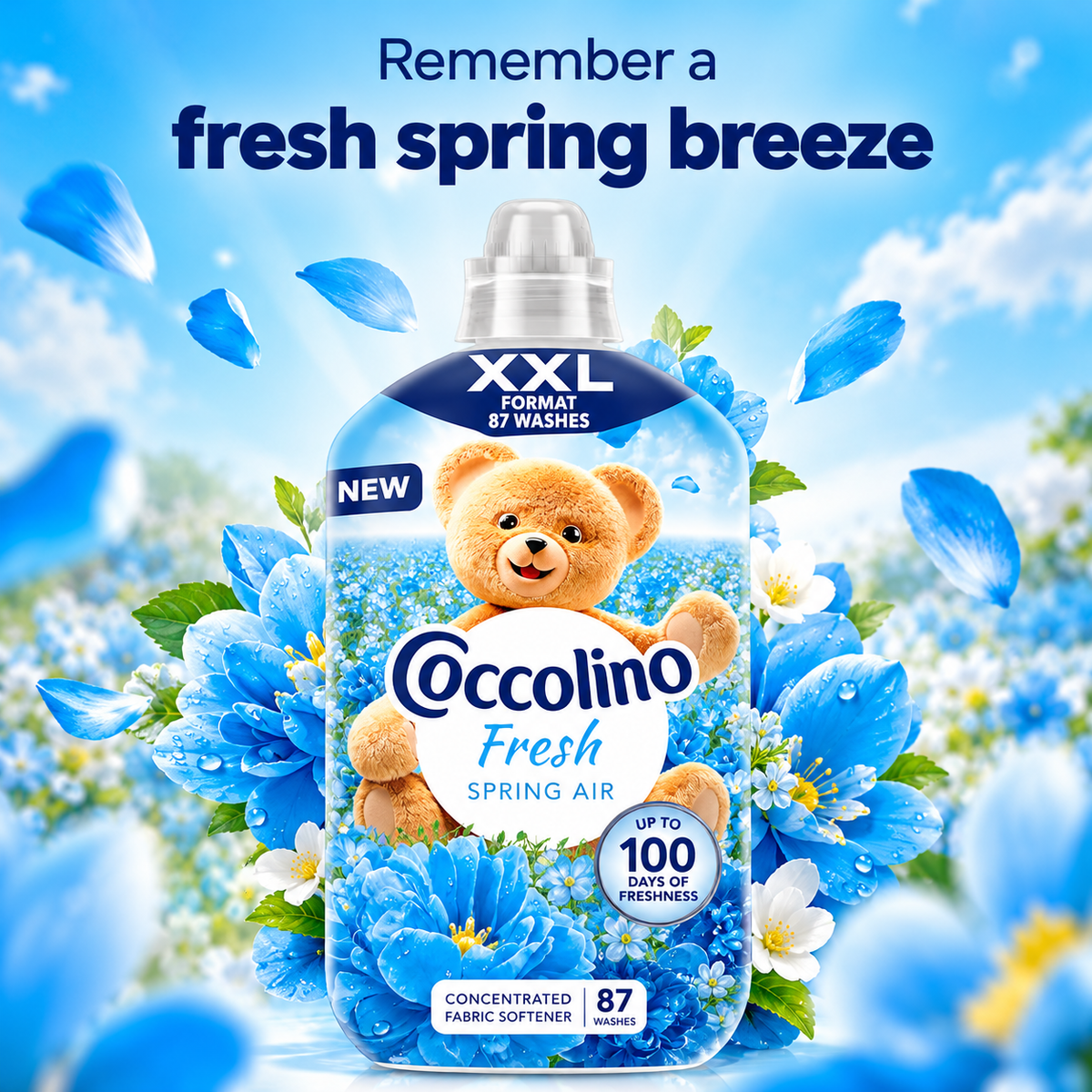 Coccolino Fresh Fabric Softener Aria Di Primavera 87w