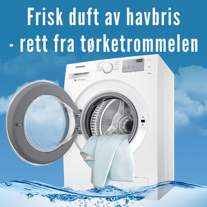 Flekkfritt Tørketrommelark Aqua Breeze 40 stk