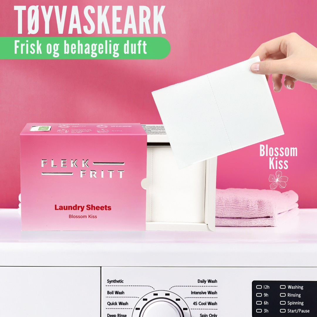 Flekkfritt Tøyvaskeark Blossom Kiss 50 ark <100 vask