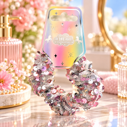 BE-YOU-TIFUL Rainbow Hårstrikk med Paljetter Div.Typer