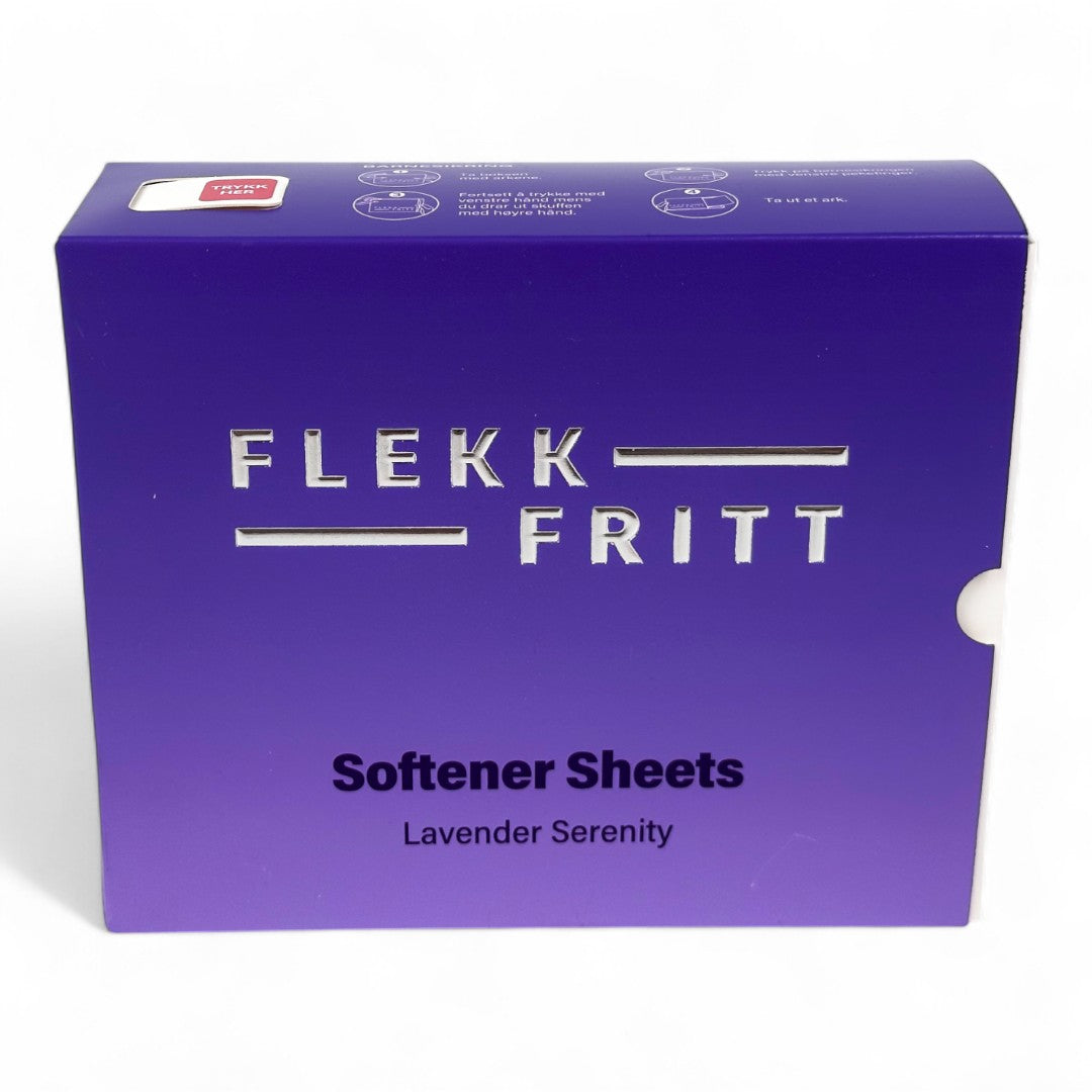 Flekkfritt Tøymyknerark Lavender Serenity 50 stk <100 vask