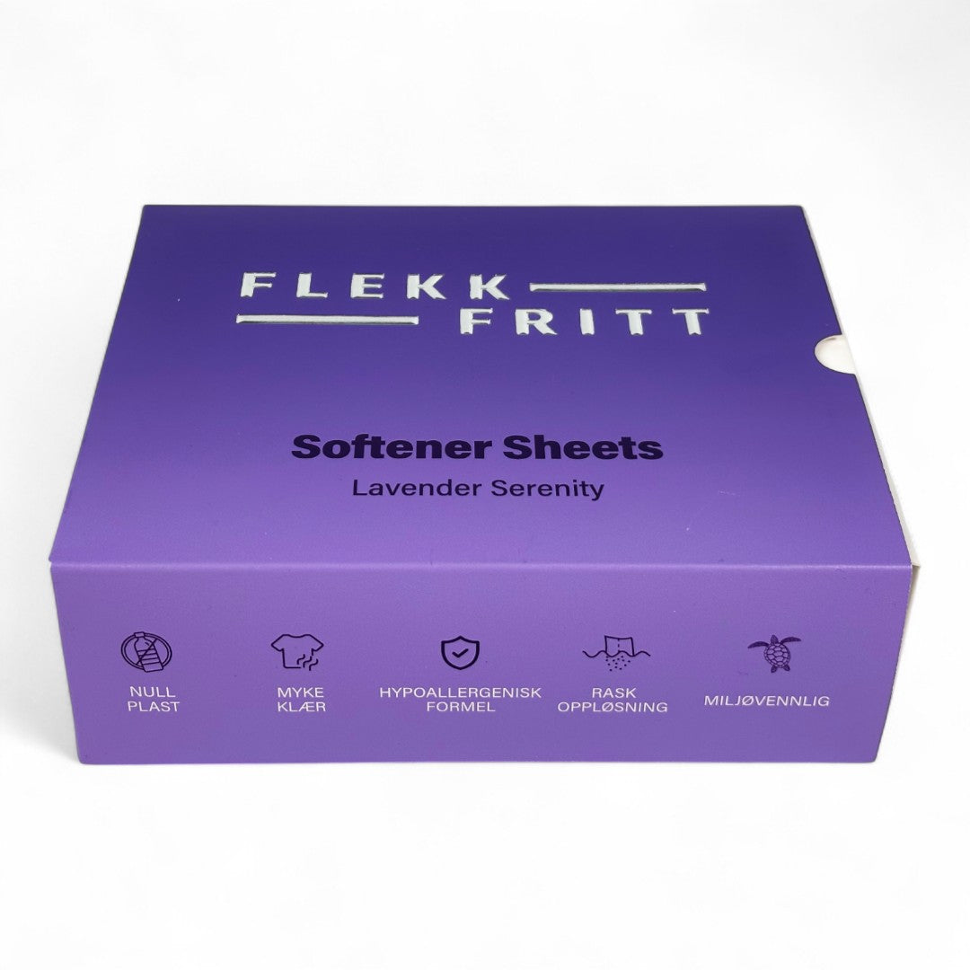 Flekkfritt Tøymyknerark Lavender Serenity 50 stk <100 vask