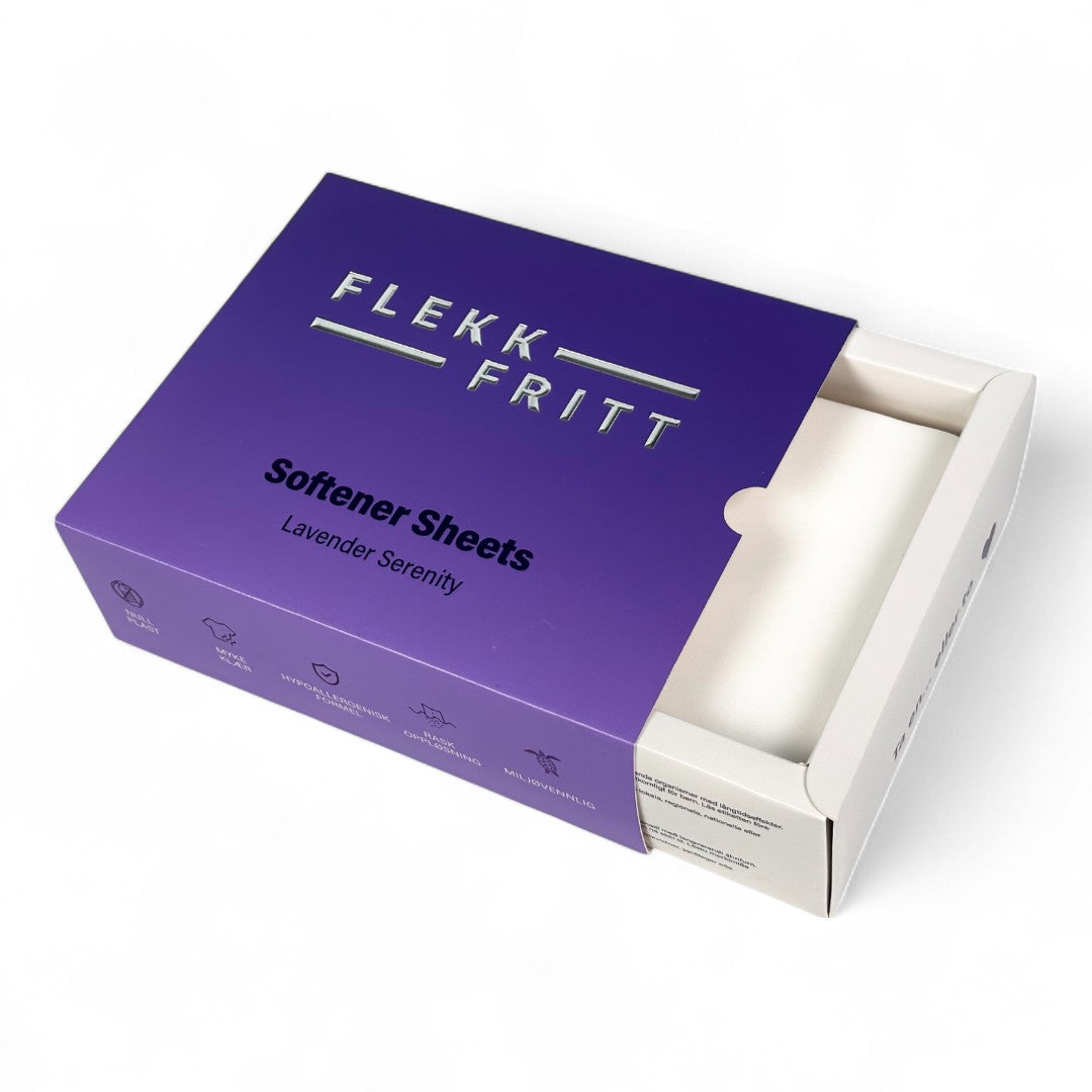 Flekkfritt Tøymyknerark Lavender Serenity 50 stk <100 vask