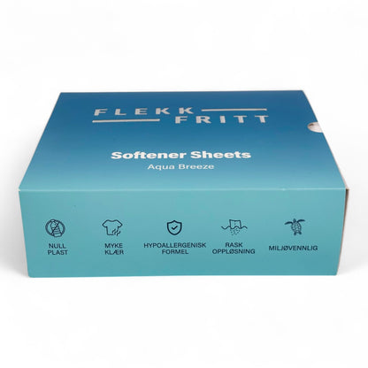 Flekkfritt Tøymyknerark Aqua Breeze 50 stk <100 vask