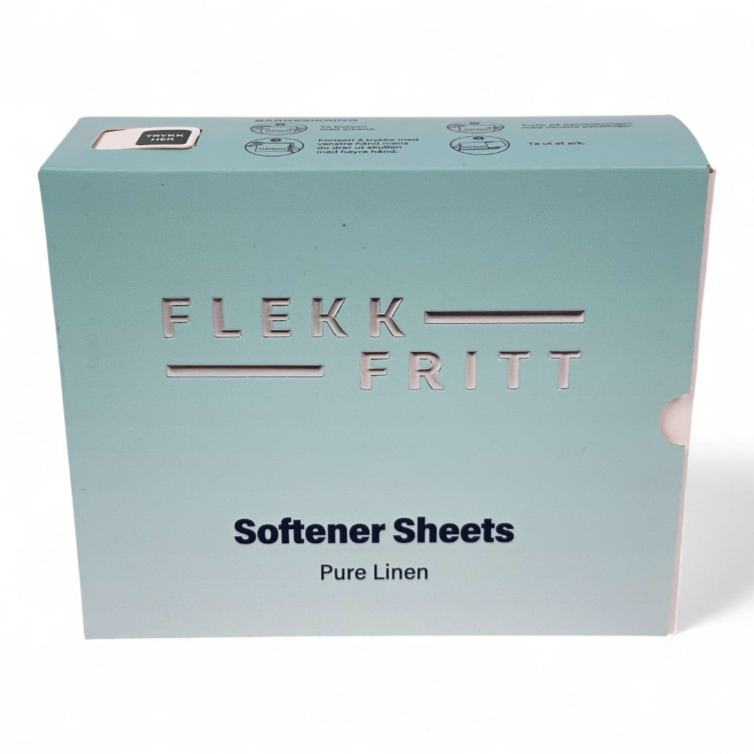 Flekkfritt Tøymyknerark Pure Linen 50 stk <100 vask