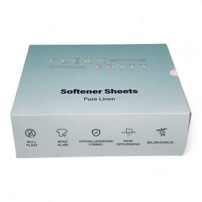 Flekkfritt Tøymyknerark Pure Linen 50 stk <100 vask