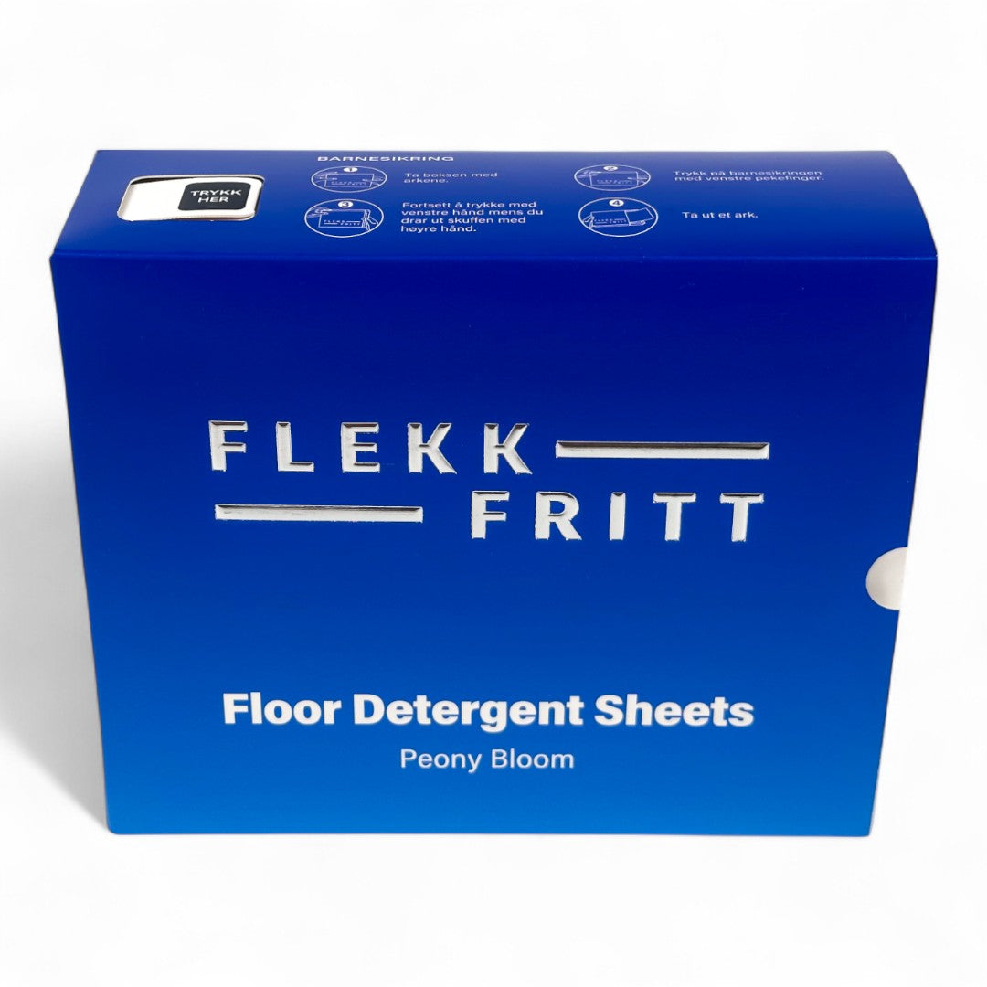Flekkfritt Gulvvaskeark Peony Fresh 50 ark 100vask
