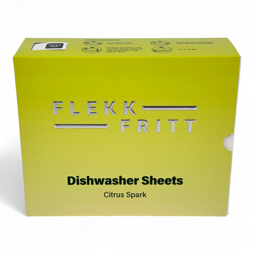 Flekkfritt Oppvaskark Citrus Spark 50 ark - Opp til 100vask