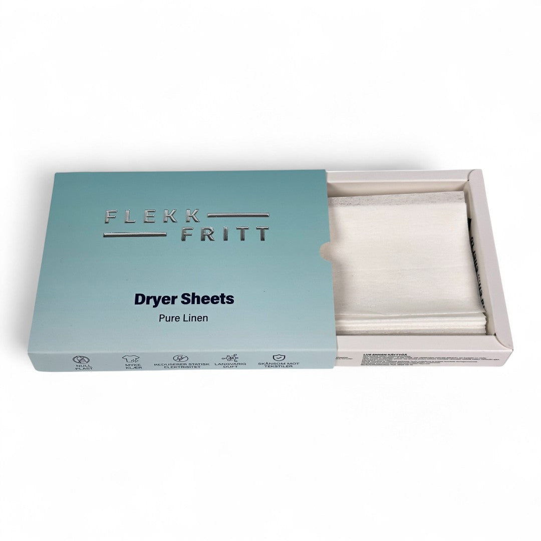 Flekkfritt Tørketrommelark Pure Linen 40 stk