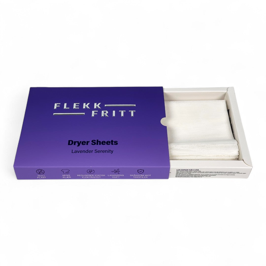 Flekkfritt Tørketrommelark Lavender Serenity 40 stk