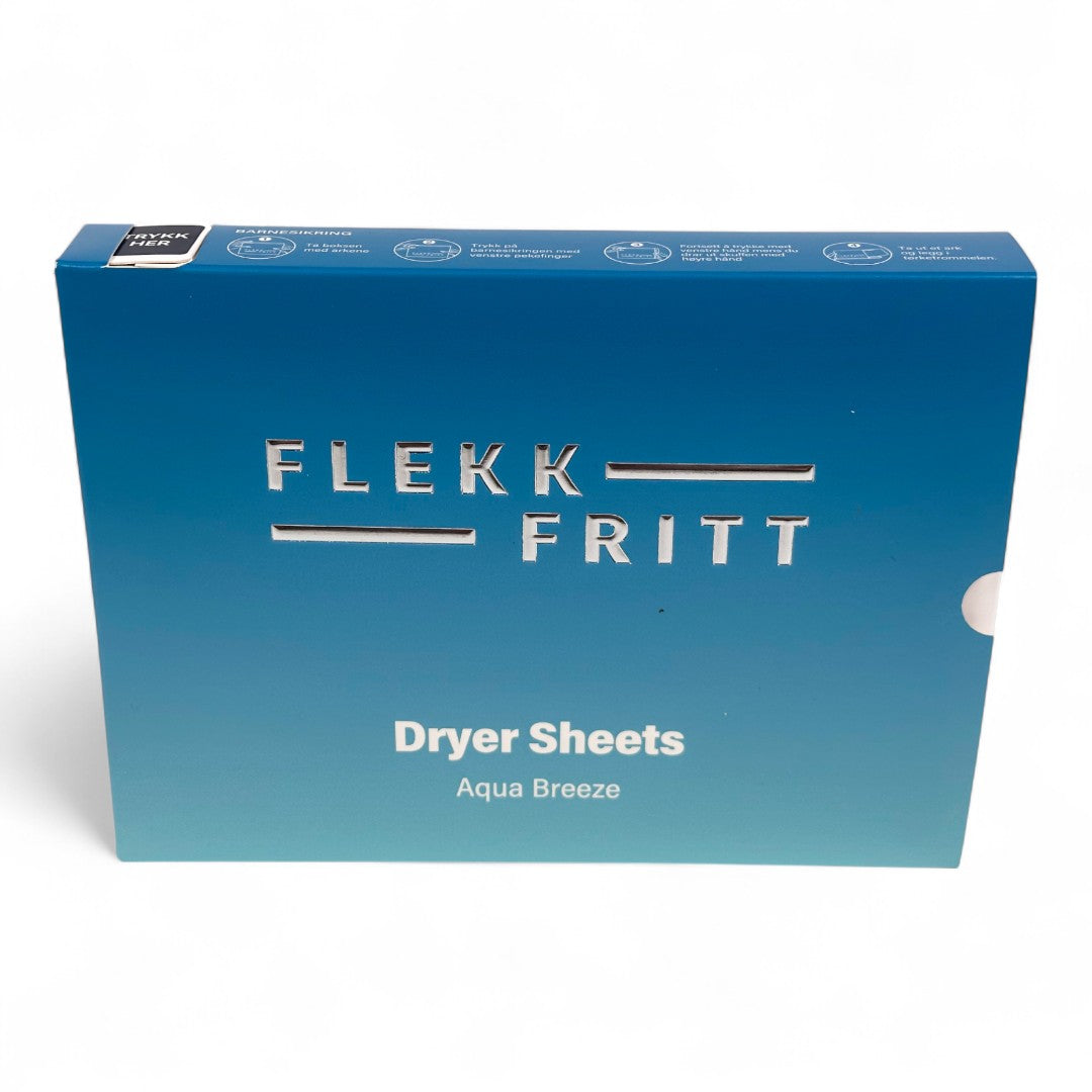 Flekkfritt Tørketrommelark Aqua Breeze 40 stk