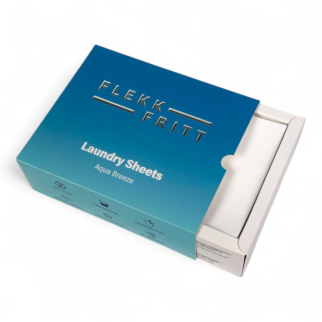 Flekkfritt Tøyvaskeark Aqua Breeze 50 ark <100 vask