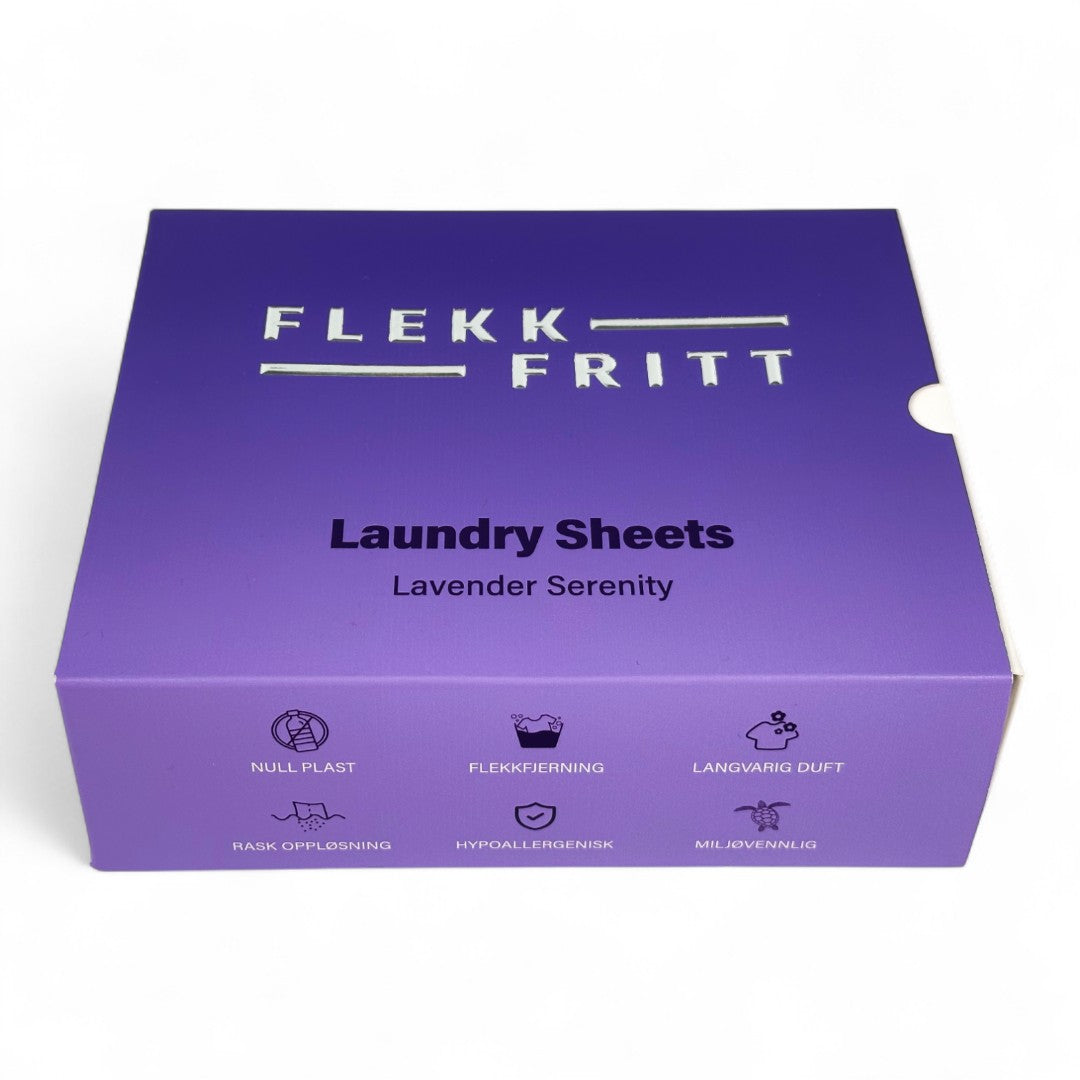 Flekkfritt Tøyvaskeark Lavender Serenity 50 ark <100 vask