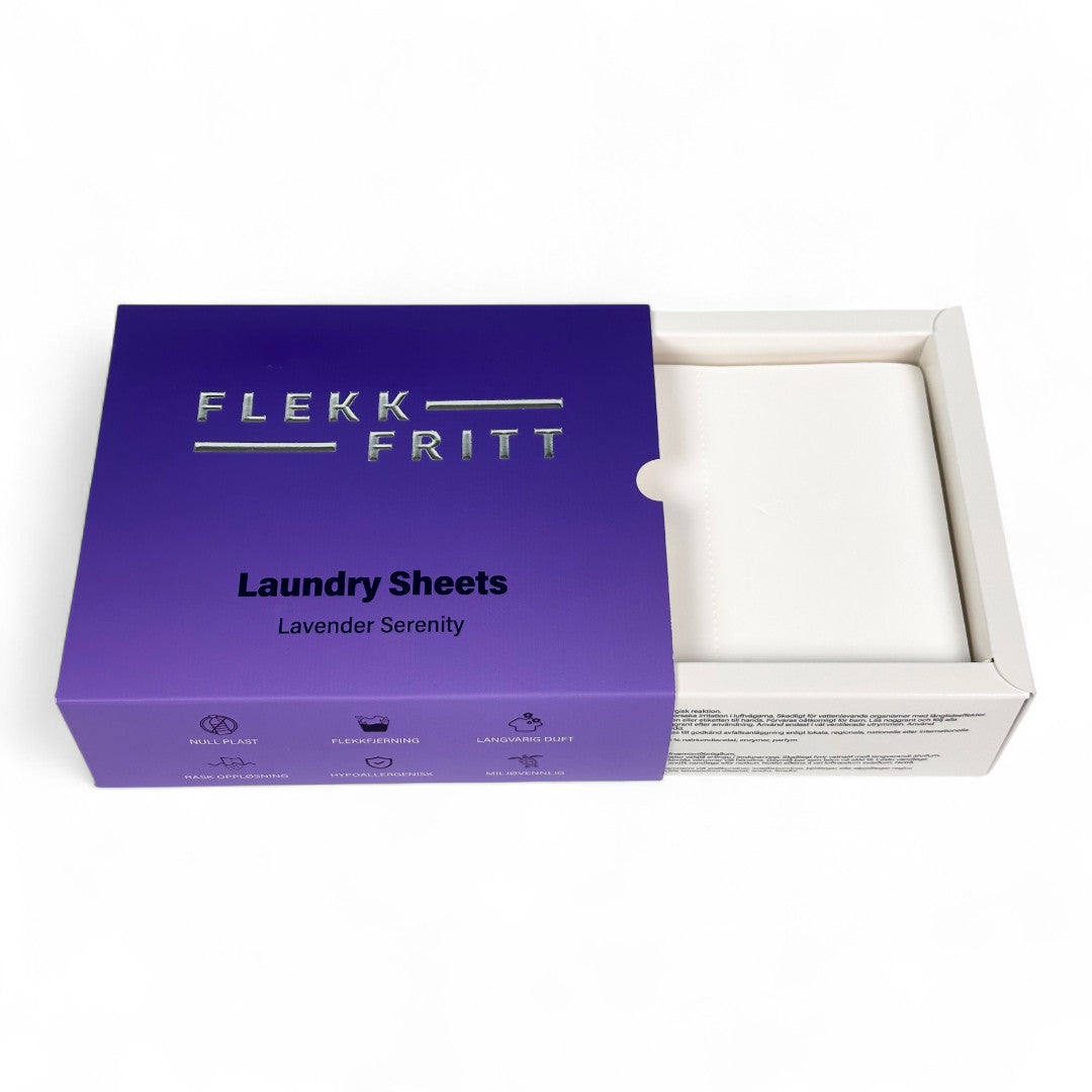 Flekkfritt Tøyvaskeark Lavender Serenity 50 ark <100 vask