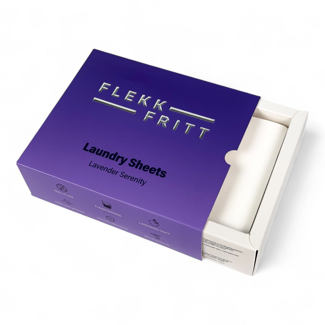 Flekkfritt Tøyvaskeark Lavender Serenity 50 ark <100 vask