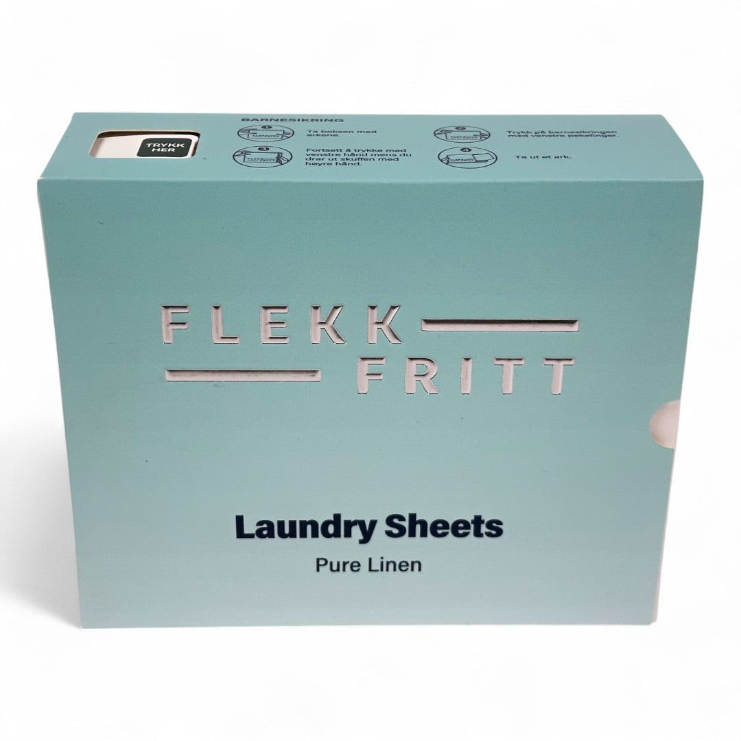 Flekkfritt Tøyvaskeark Pure Linen 50 ark <100 vask