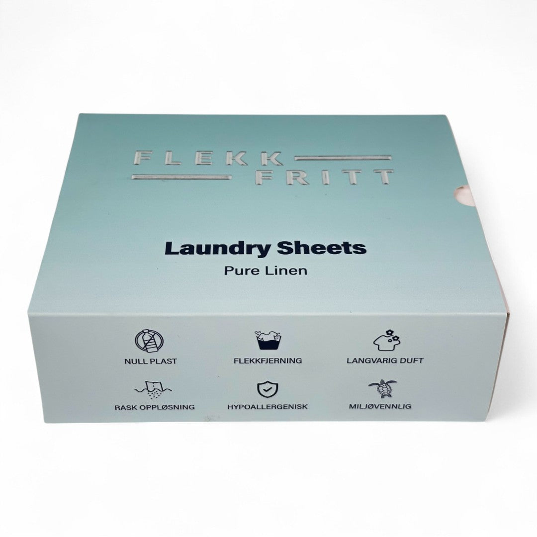 Flekkfritt Tøyvaskeark Pure Linen 50 ark <100 vask