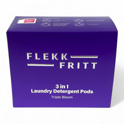 Flekkfritt 3 i 1 Vaskemiddel Pods Triple Bloom 40 stk