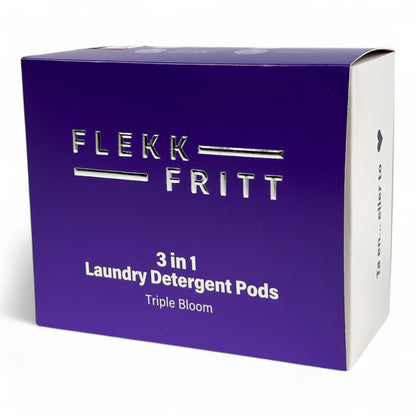 Flekkfritt 3 i 1 Vaskemiddel Pods Triple Bloom 40 stk