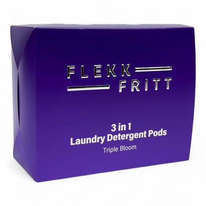 Flekkfritt 3 i 1 Vaskemiddel Pods Triple Bloom 40 stk