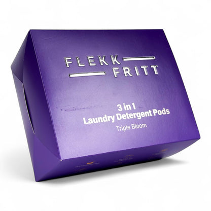 Flekkfritt 3 i 1 Vaskemiddel Pods Triple Bloom 40 stk
