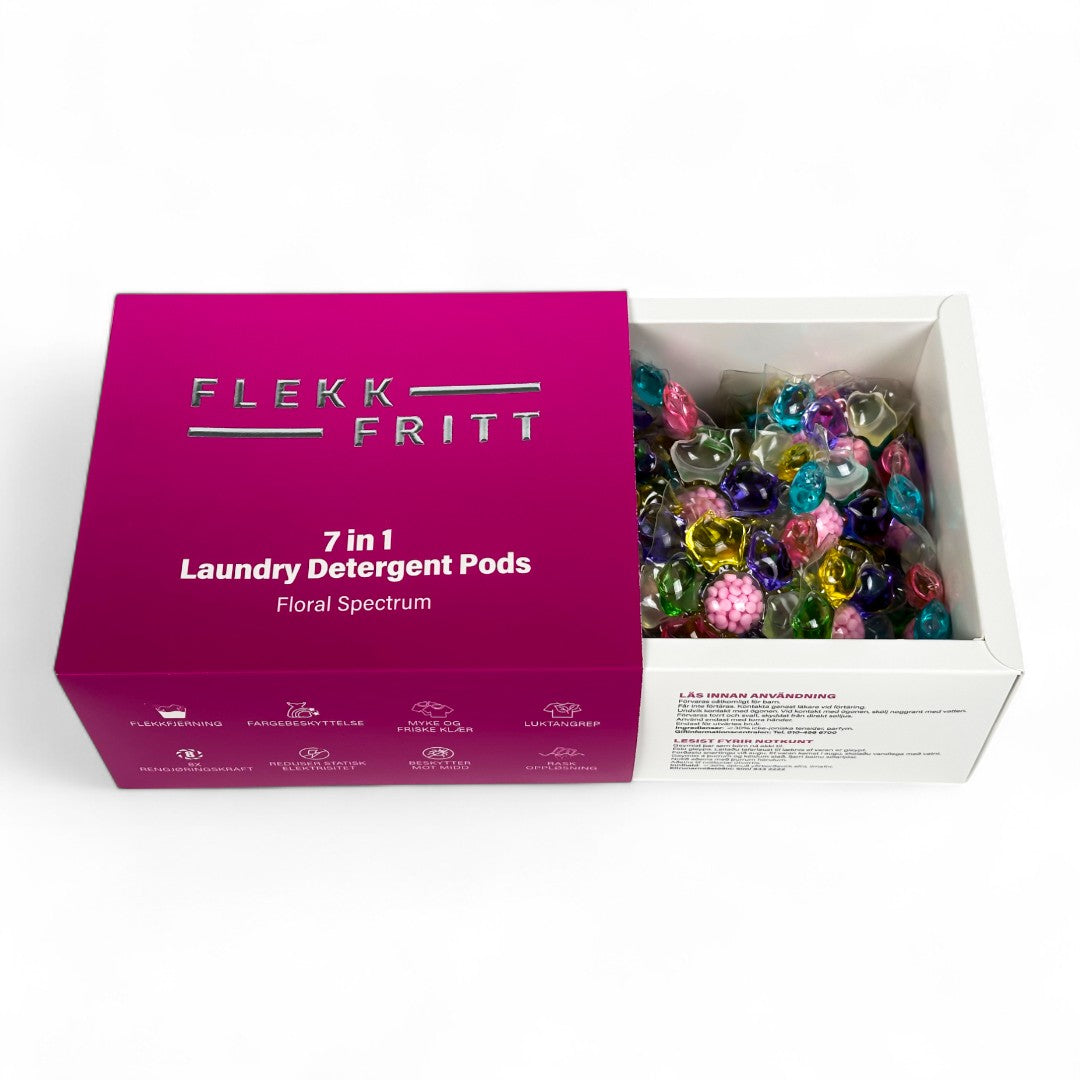 Flekkfritt 7 i 1 Vaskemiddel Pods Floral Spectrum 40 stk