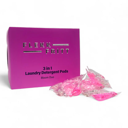 Flekkfritt 3 i 1 Vaskemiddel Pods Bloom Duo 40 stk
