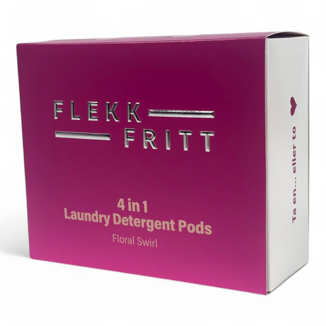 Flekkfritt 4 i 1 Vaskemiddel Pods Floral Swirl 40 stk