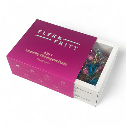 Flekkfritt 4 i 1 Vaskemiddel Pods Floral Swirl 40 stk